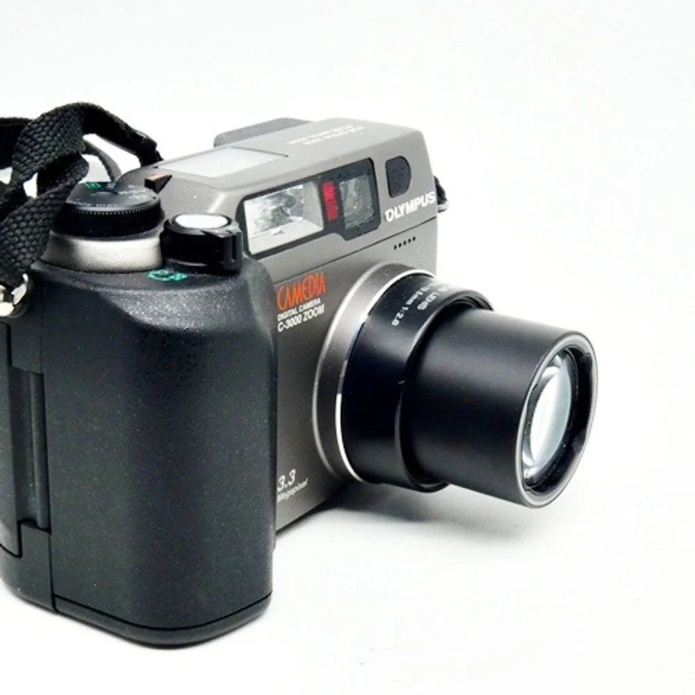 Olympus Camedia C-3000 ZOOM 3.3 MP 3x Optical Zoom With Accessories Fully TESTED